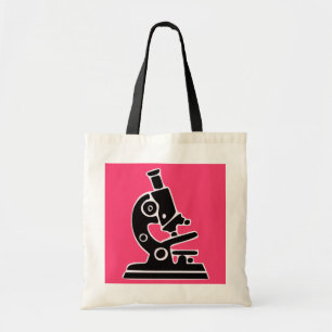 Bolso De Tela Microscopio rosado