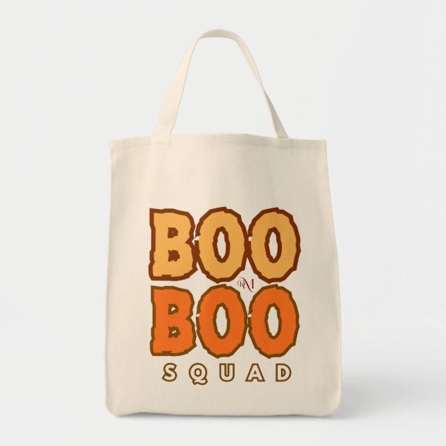 Bolso De Tela Midi Tote : HALLOWEEN Boo (Frente)