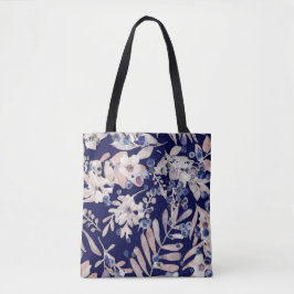 Bolso De Tela Midnight Indigo Eucalyptus & Blueberry Botanical