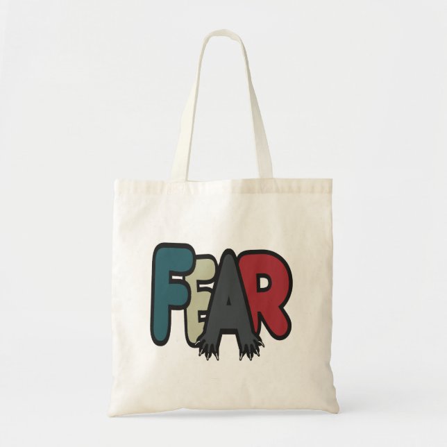 Bolso De Tela Miedo (Frente)