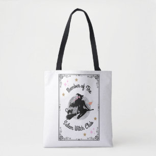Bolso De Tela Miembro del Tote Salem Witch Club