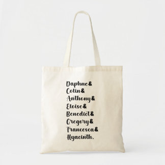 Bolso De Tela Miembros de Bridgertons-Family