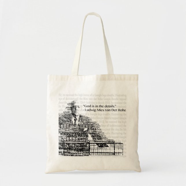 Bolso De Tela Mies Van Der Rohe Bag (Frente)