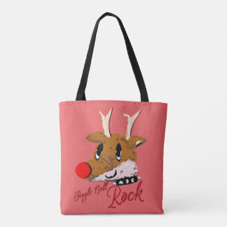 Bolso De Tela Mikitiez jinglebellrock punk gothmas reindeer