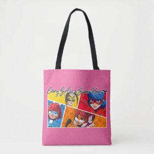 Bolso De Tela Milagroso Cada Chica es un superhéroe