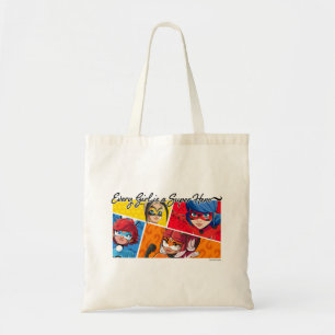 Bolso De Tela Milagroso Cada Chica es un superhéroe