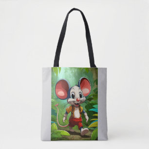 Bolso De Tela Milo el ratón de la jungla