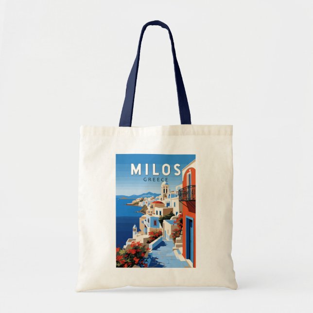 Bolso De Tela Milos Grecia Viaje al arte (Frente)