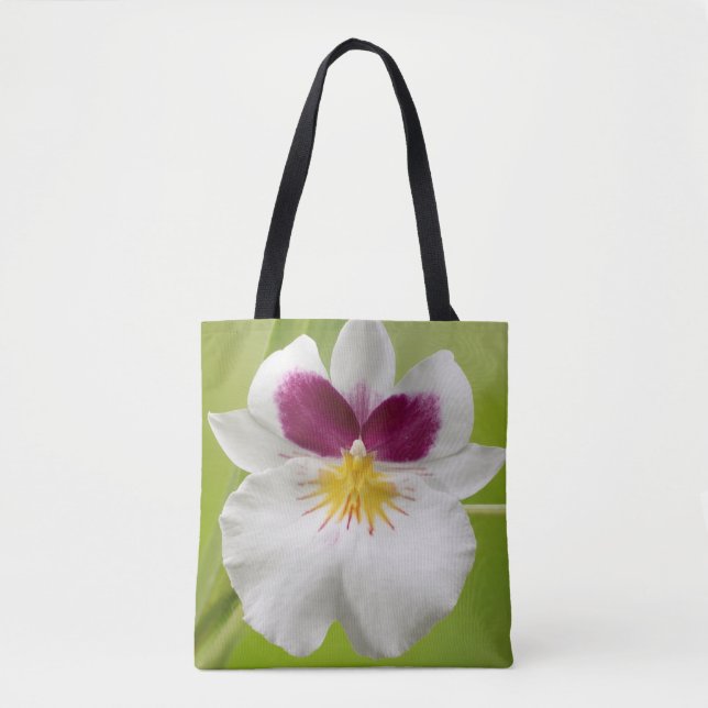 Bolso De Tela Miltoniopsis Roezlii (Pansy Orchids) (Anverso)