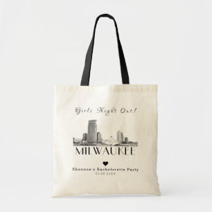 Bolso De Tela Milwaukee Bachelorette Party Tote Bag personalizad