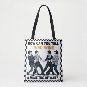 Bolso De Tela Mime Tug de la guerra