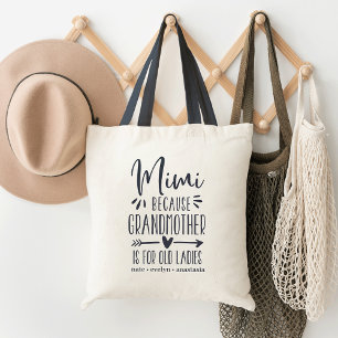 Bolso De Tela Mimi La abuela es para las ancianas