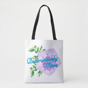 Bolso De Tela Mina Destructivamente