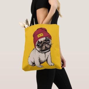 Bolso De Tela Mini barro amasado del inconformista del perrito