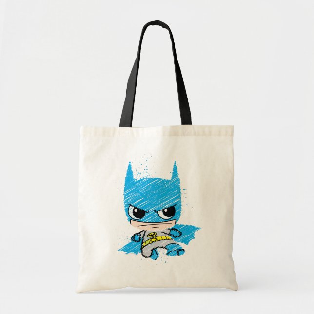 Bolso De Tela Mini esbozo de Batman (Frente)