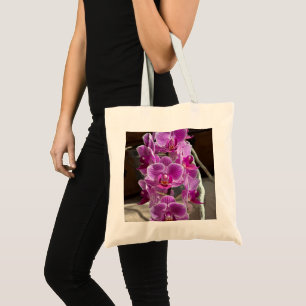 Bolso De Tela Mini Falaenopsis Sogo Vivien Flor Orquídea Púrpura