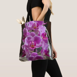 Bolso De Tela Mini Falaenopsis Sogo Vivien Flor Orquídea Púrpura