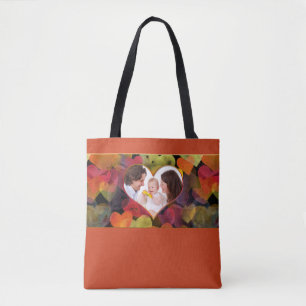 Bolso De Tela Mini Frame - Heart ART I + tu Foto