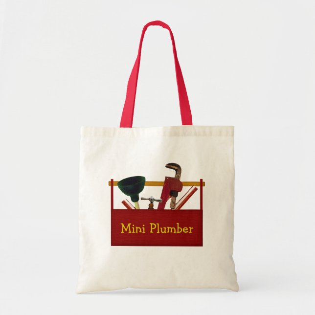 Bolso De Tela Mini Plumber Tote Bag (Frente)