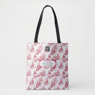 Bolso De Tela MINI SCHNAUZER Terrier Red Toile Juego del Día de 