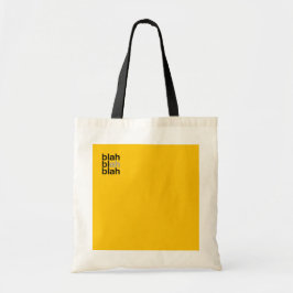 Bolso De Tela Minimal Color Block Tote Bag – Blah Blah Blah