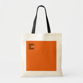 Bolso De Tela Minimal Color Block Tote Bag – Blah Blah Blah