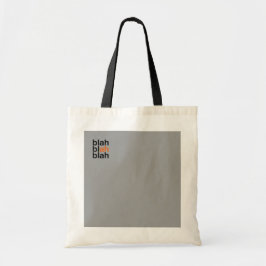 Bolso De Tela Minimal Color Block Tote Bag – Blah Blah Blah