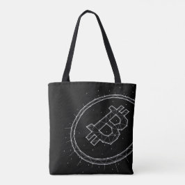 Bolso De Tela Minimalist Bitcoin Tote Bag