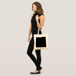Bolso De Tela Minimalist Black Cat Silhouette