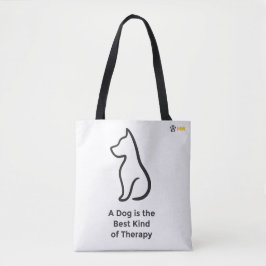 Bolso De Tela Minimalist Dog Line Art Tote Bag - Cute Custom Pet