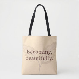 Bolso De Tela Minimalist Neutral Tote Bag | Modern Feminine Gift