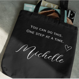 Bolso De Tela Minimalist Quote | You Can Do This Personalized