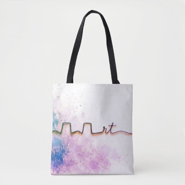 Bolso De Tela Minimalist RT Design | Inhalotherapy Inspired (Anverso)