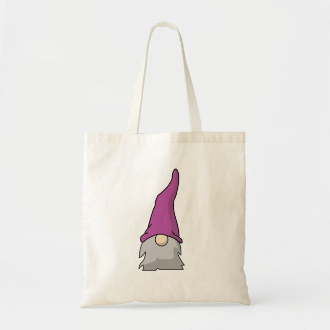 Bolso De Tela Minimalist Scandinavian Gnome (Frente)