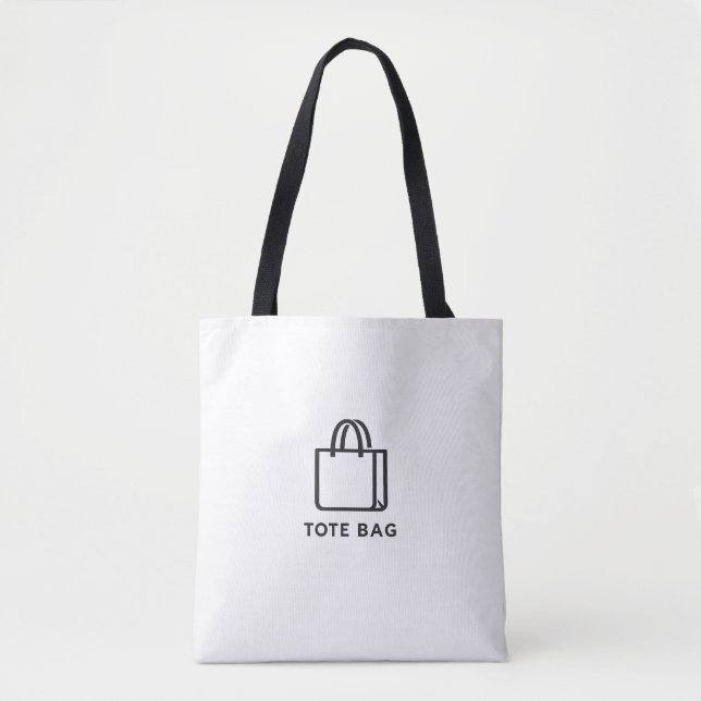 Bolso De Tela Minimalista (Anverso)