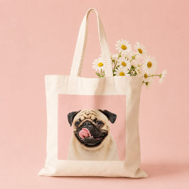 Bolso De Tela Minimalista Crea tu Propio Retrato de Mascota