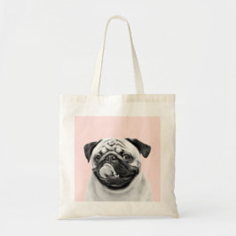 Bolso De Tela Minimalista Crea tu propio retrato de mascota B & 