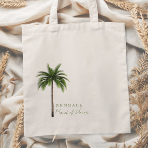 Bolso De Tela Minimalista fiesta de novias de Palm Tree