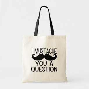 Bolso De Tela Minimalista tipografía moderna divertida