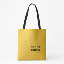 Mínimo amarillo NOUVEAU MINIMO personalizado