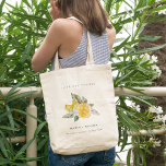 Bolso De Tela Mínimo Limón Botánico Boho Amor Gracias Boda<br><div class="desc">Si necesitas más personalización,  por favor,  no dudes en enviarme un mensaje a yellowfebstudio@gmail.com.</div>