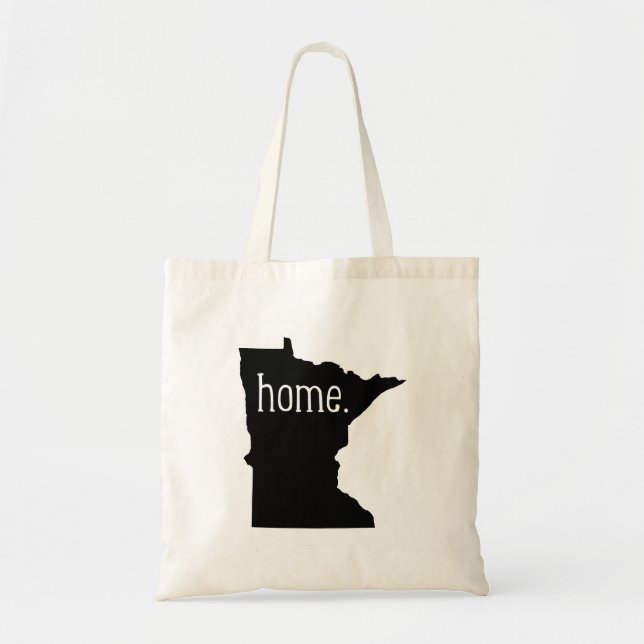Bolso De Tela Minnesota Home State Tote Bag (Frente)