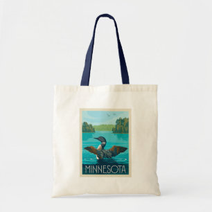 Bolso De Tela Minnesota Loon