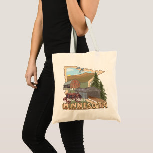 Bolso De Tela Minnesota Tote Bag