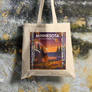 Bolso De Tela Minnesota vintage