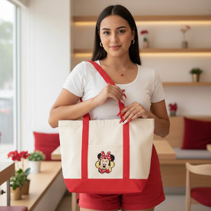 Bolso De Tela Minnie