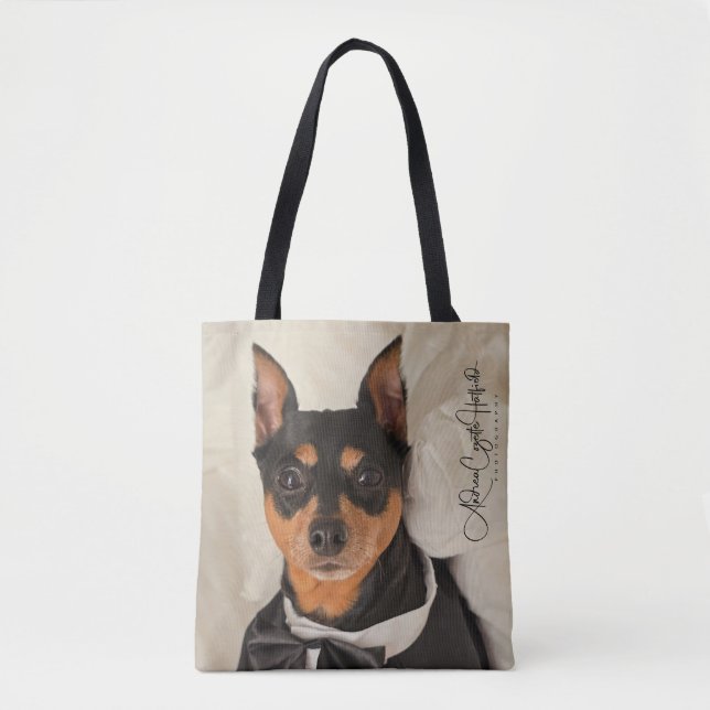 Bolso De Tela MinPin Tux (Anverso)