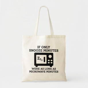Bolso De Tela Minutos de Snooze