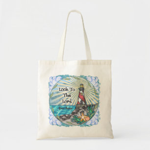 Bolso De Tela Mira el faro cristiano