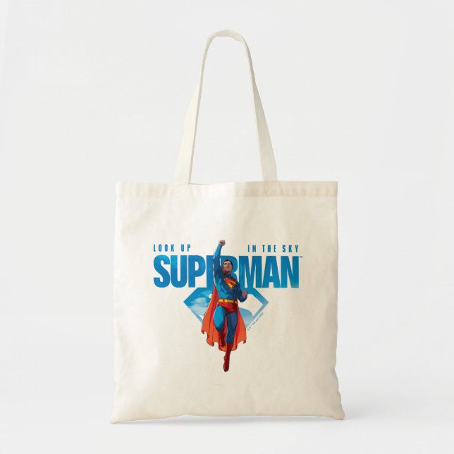 Bolso De Tela Mira, es Superman (Frente)